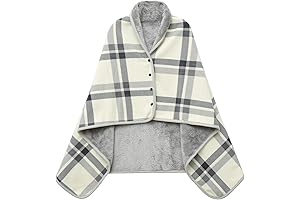 XING YE CHUAN Comfy Women's Office Fleece Wearable Blanket