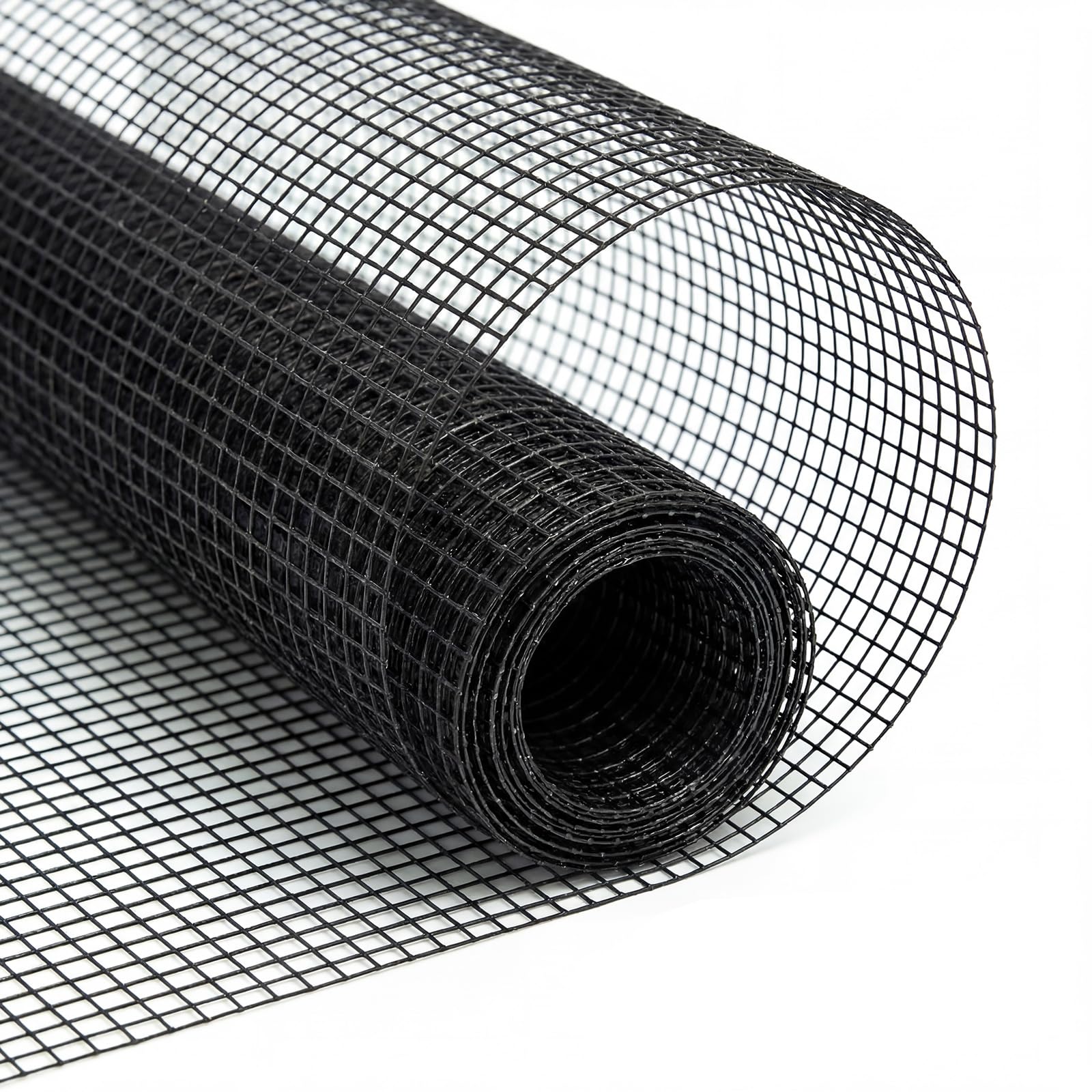 6.5ft*100ft Deer Fence Netting, Heavy Duty HDPE Mesh Animal Barrier, Black