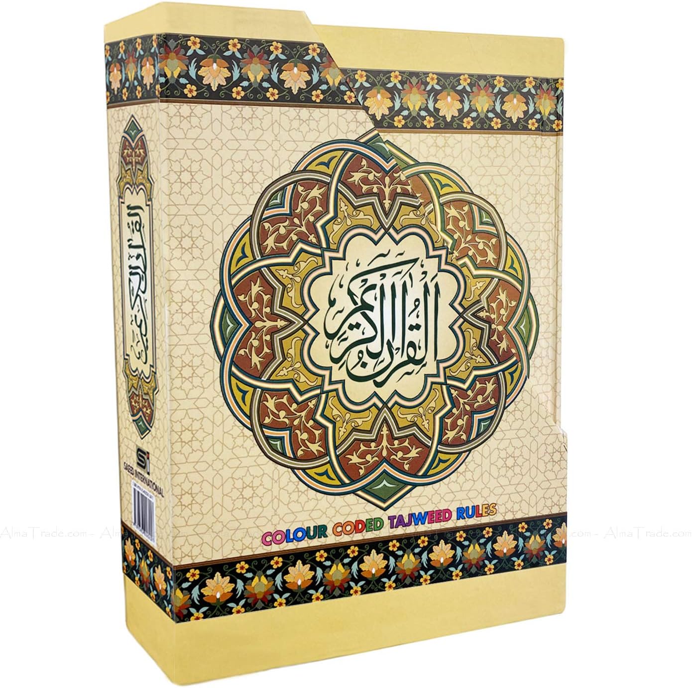 Quran Sharif (Color Coded Tajweed Rules Persian Script/Pakistani Script 13 Line #23) Medium Size