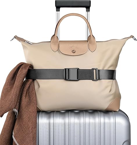Travel Inspira Cinturón de viaje magnético de liberación rápida para correa de equipaje, manos libres, aligera la carga, asegura múltiples bolsas,