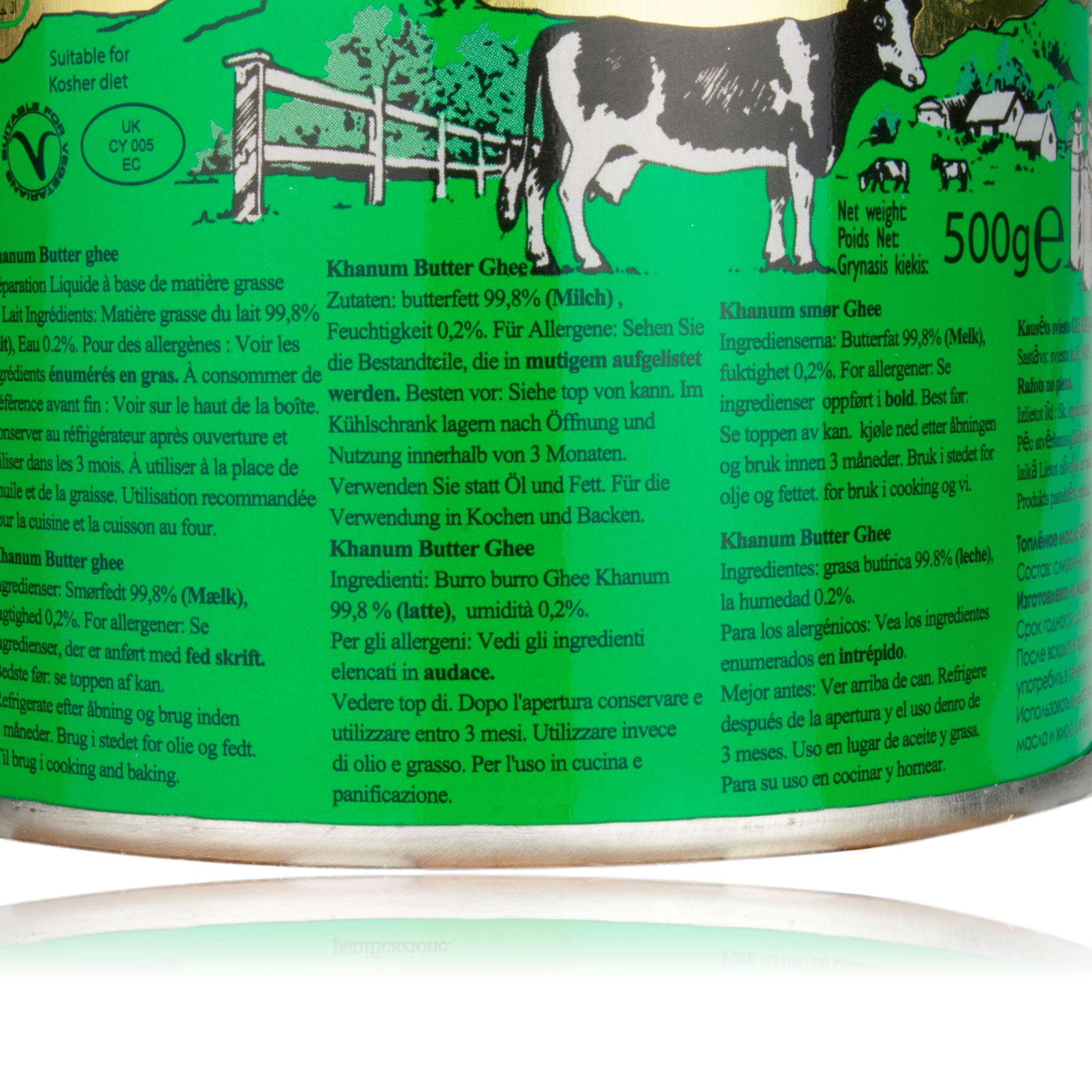Khanum Ghee Mantequilla 500 g Lote de 2