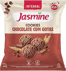 Jasmine Cookies de Chocolate com Gostas Integral 120g