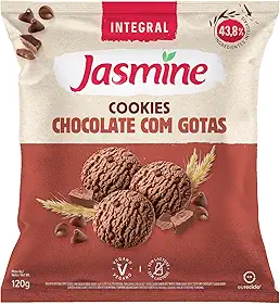 Jasmine Cookies de Chocolate com Gostas Integral 120g