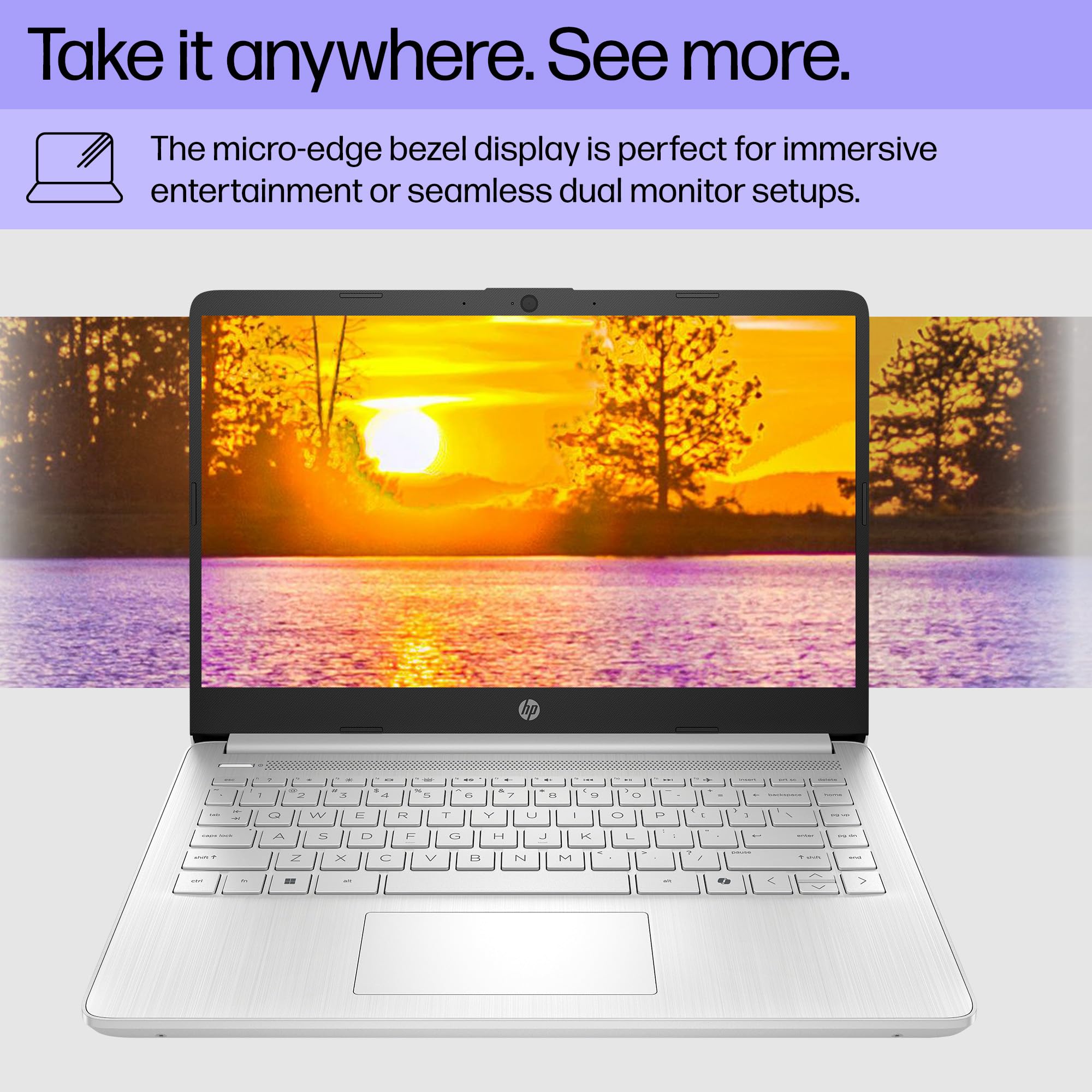【美品】hp 14インチ　ノートパソコン　Windows11 Amazon.co.jp: HP 14インチノートパソコン、HDディスプレイ、Intel