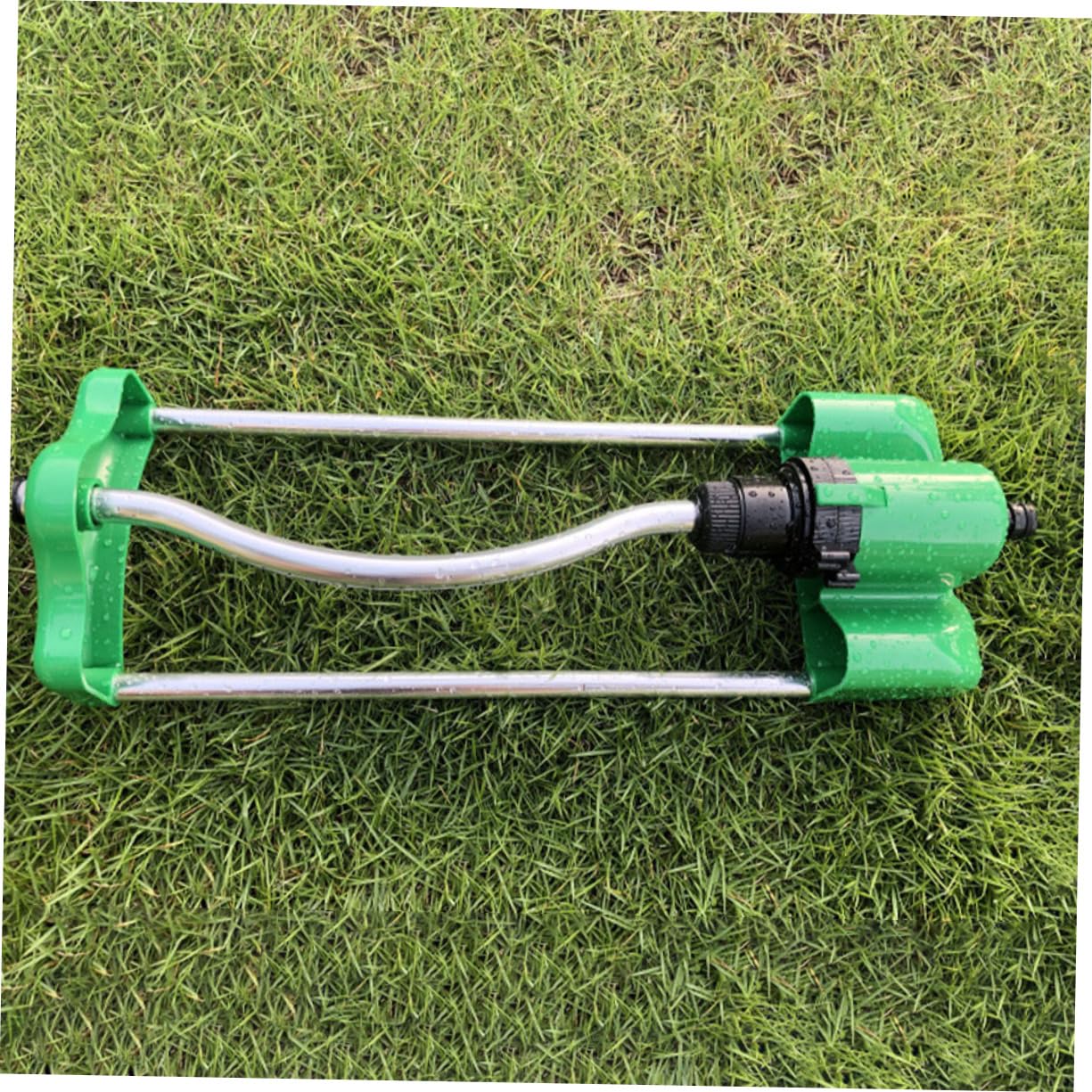 ibasenice 2 Piezas aspersor Cabezal rociador para riego Accesorios de jardín de riego de Jardines Herramienta de riego automático Pulverizador de riego Forestal el plastico Verde