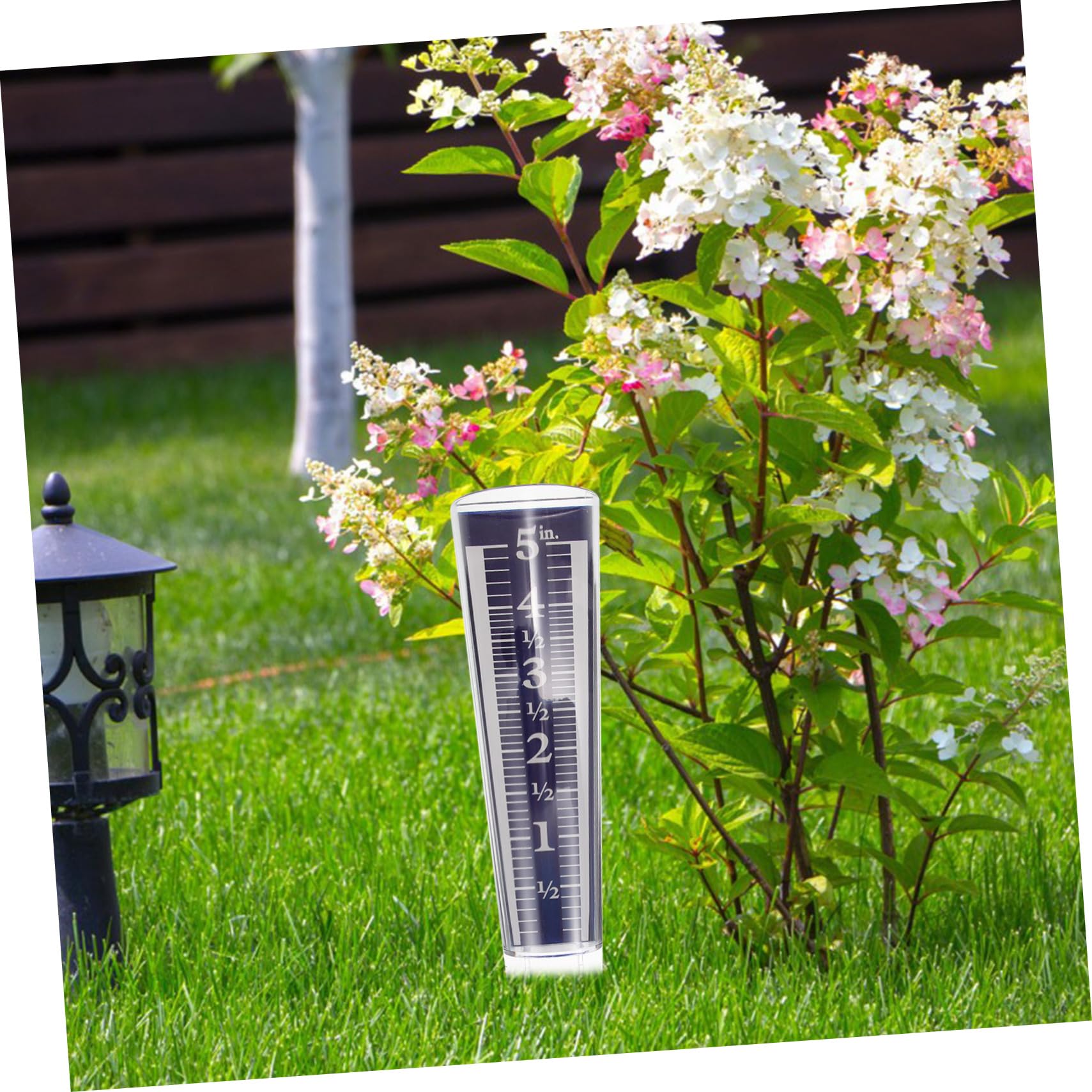 UPKOCH 4 Stück Pfahl-regenmesser Groß Ersatzschlauch Regenmesser Im Freien Messung Garten Regenmesser Meter Messgerät Im Freien Wasserdicht Werkzeug Transparent Gartenbedarf P.s Blue