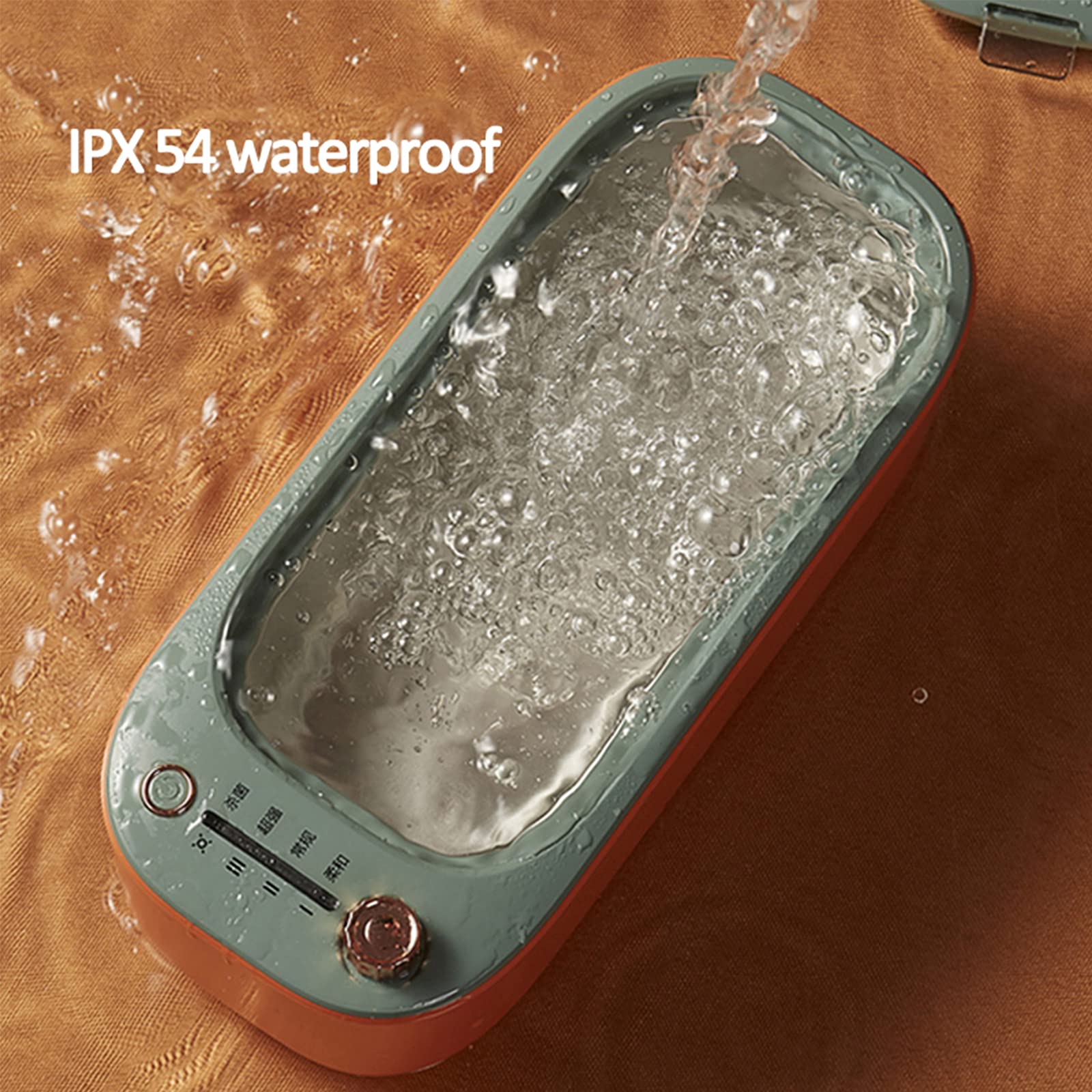 Limpiador Ultrasónico UV 40 KHz Máquina de Limpieza de Gafas Limpiador de Relojes de Joyería Herramienta de Cuidado Personal Dispositivo de Limpieza Impermeable 12V