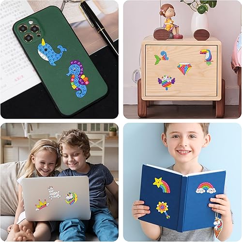 Miniatura 6 de Libfx Kits de pintura de diamantes para niños, artes y manualidades para niños y niñas, ideas de regalo para niños de 8 a 12 años, 6 a 8 años,