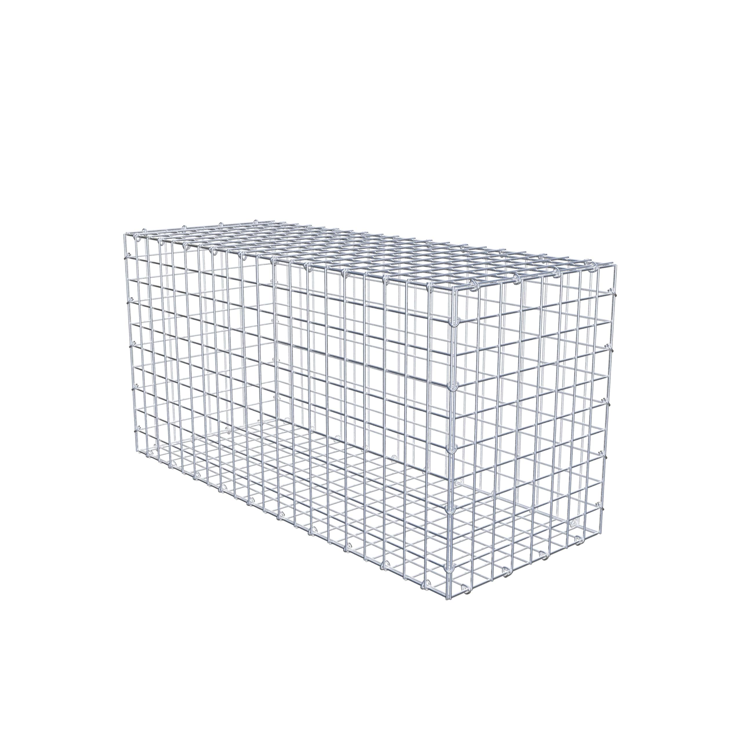 Gabiona Steinkorb-Gabione eckig, Maschenweite 5 x 5 cm, Tiefe 40 cm, Gabione 100 x 50 x 40 cm (L x H x T), C-Ring