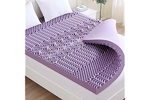 3 Inch 7-Zone Queen Mattress Topper for Back Pain Relief
