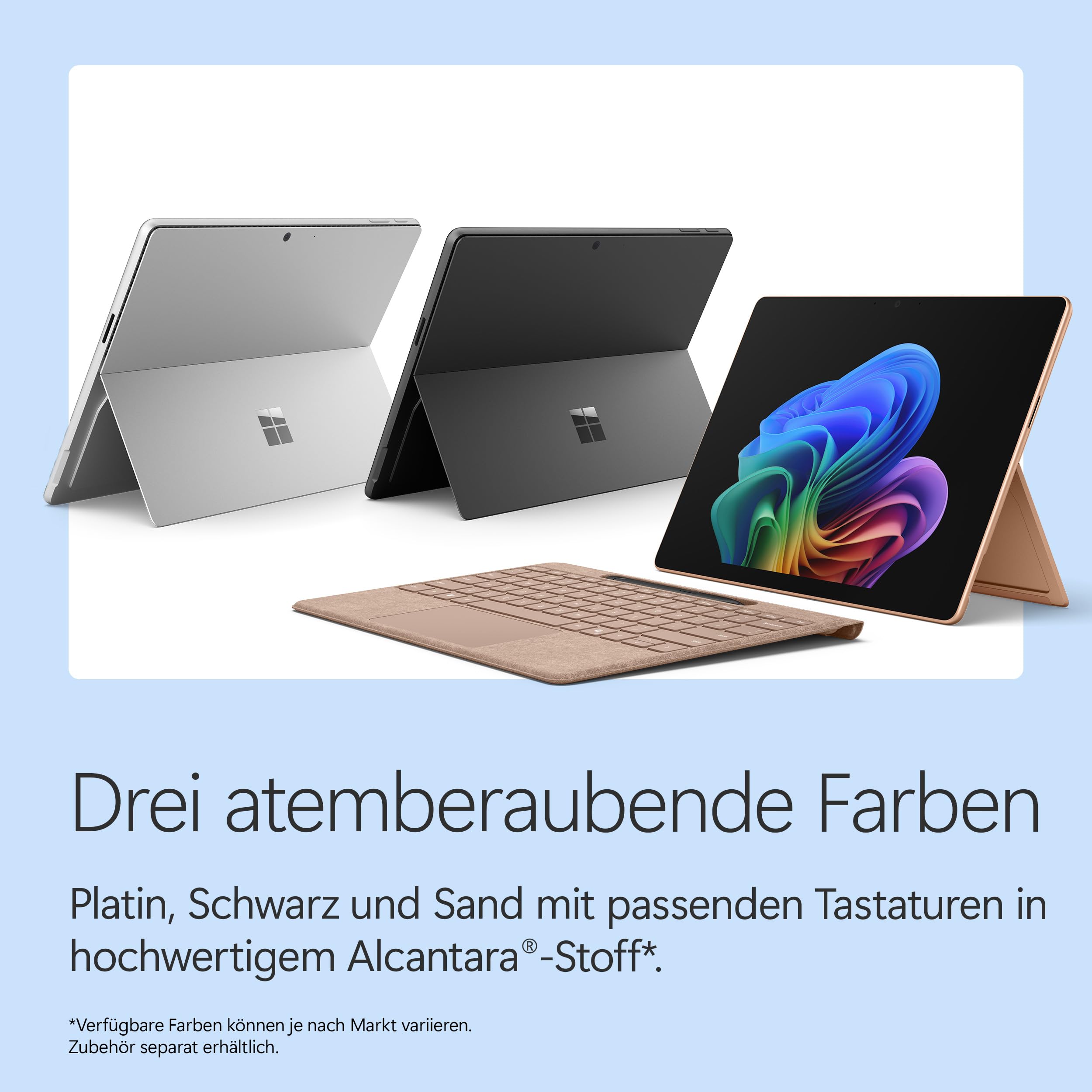 Microsoft Surface Pro | 13" OLED | Snapdragon® X2 Elite (12 Kerne) | 16GB RAM | 512GB SSD | Schwarz | Windows 11 Home | neuestes Modell (12. Edition)