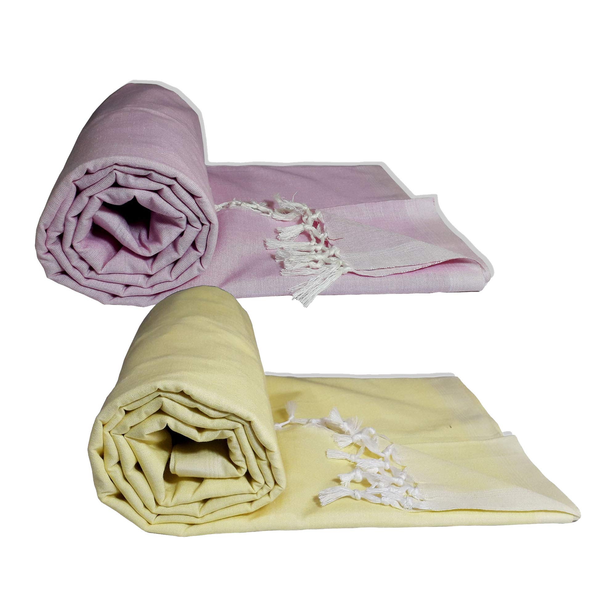 Riyashree Organic Cotton Silky Soft Bhagalpuri Dull chadar lite Blanket & Duvet (52 * 94 in) Combo Pack of 2 Dull 11 12-image-41
