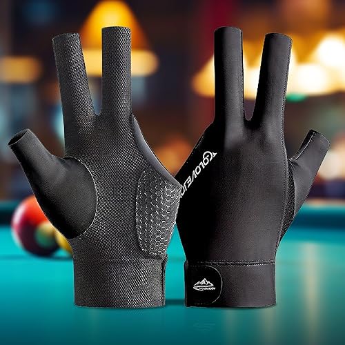 Guantes deportivos de 3 dedos, 7.1 x 3.6 pulgadas, antideslizantes, transpirables, reducen la fricción, tiradores de mano izquierda, guantes