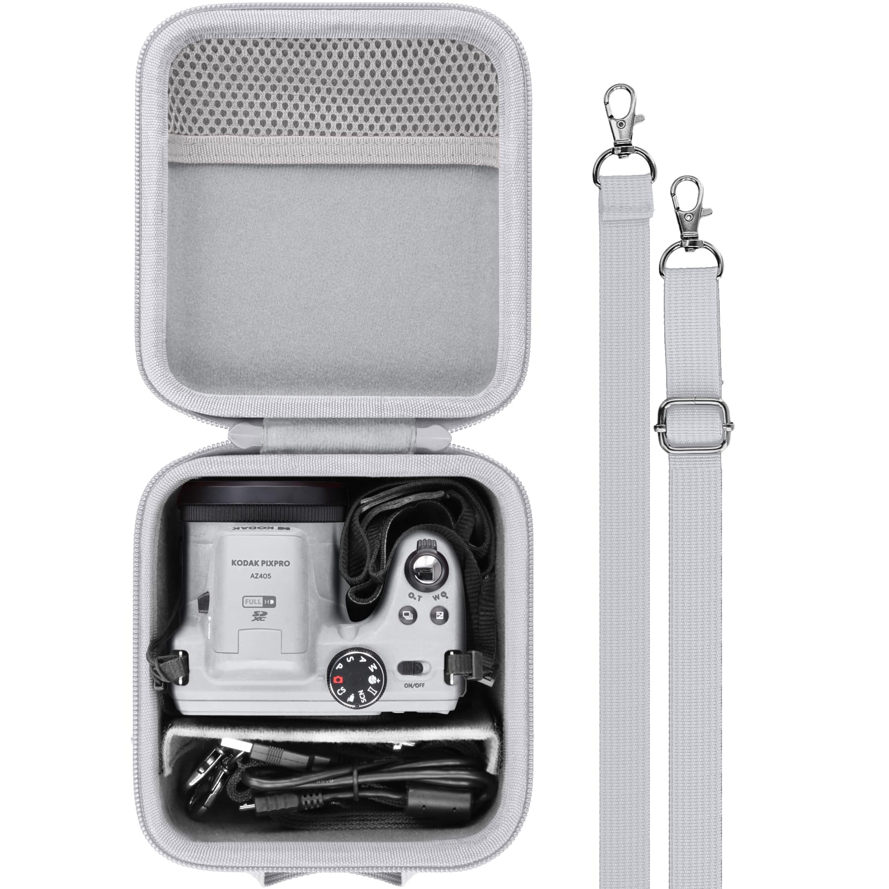 Baval Camera Case Compatible with Kodak PIXPRO AZ405/AZ425/AZ255/AZ401/AZ528 Digital Camera Vlogging Camera