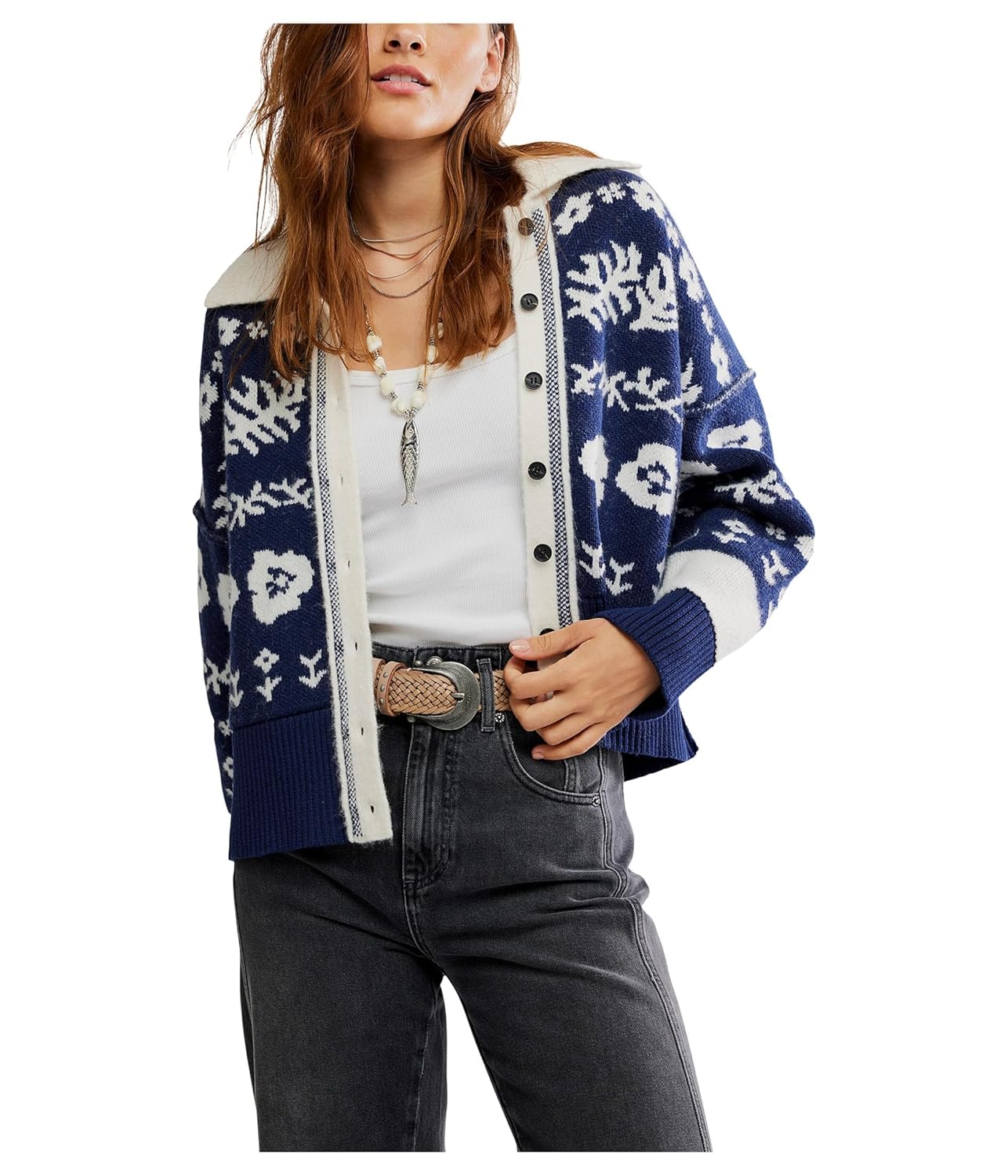 Free People Womens Shelby Cardigan