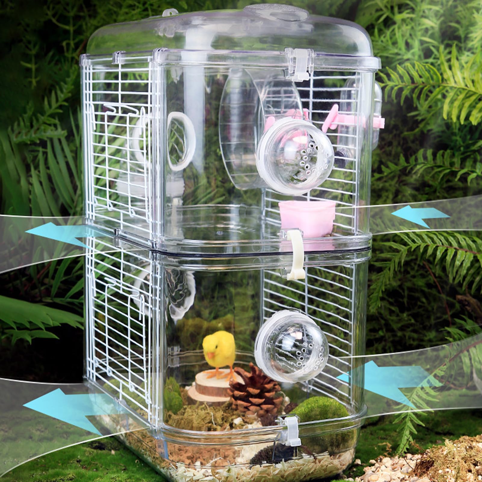 ハムスターケージ ハムスターケージ 全4サイズ 全2色 P228196FO │アイリス