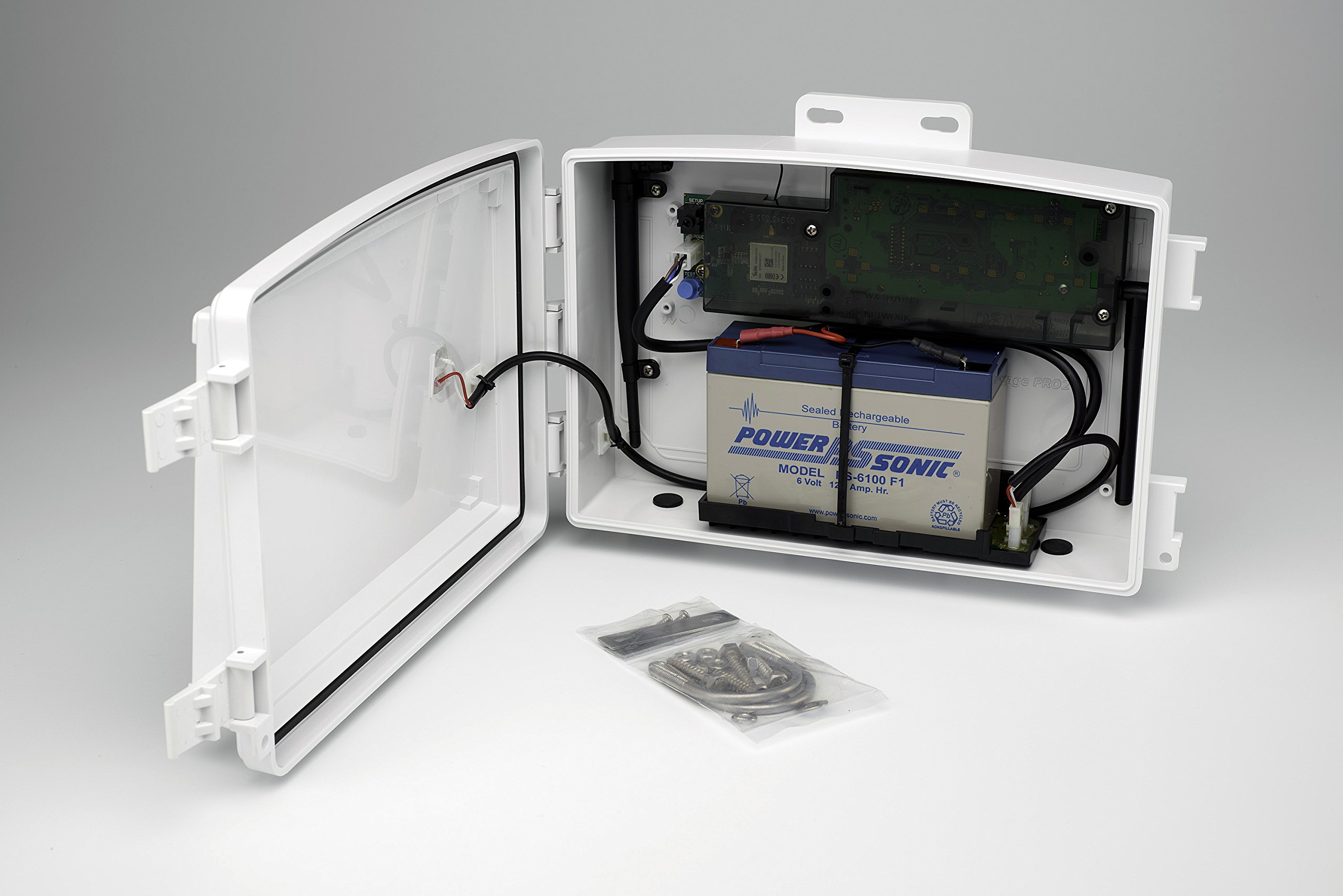 Davis 6612 Solar Battery Charger White – Charger (1 Piece), 12000 mAh, 6 V, 349 mm, 254 mm, 106 mm