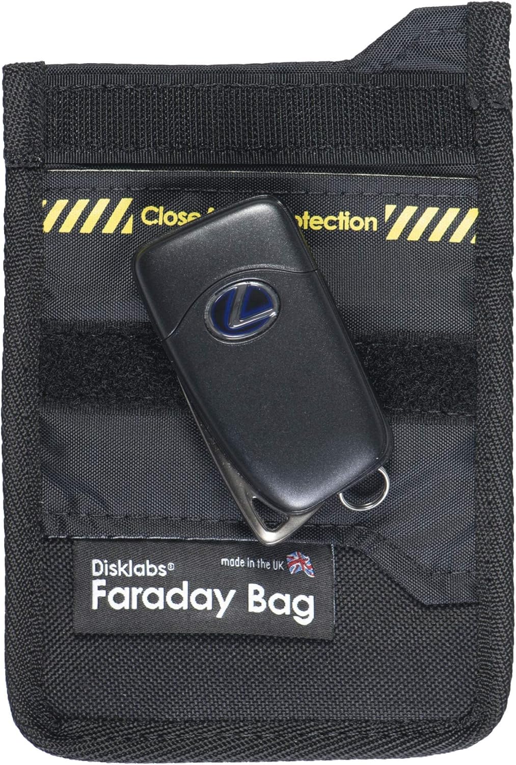 Police Approved Key Shield KSCar Faraday Pouch Bag for Protection Against Keyless Car Crime Guard Key Fob