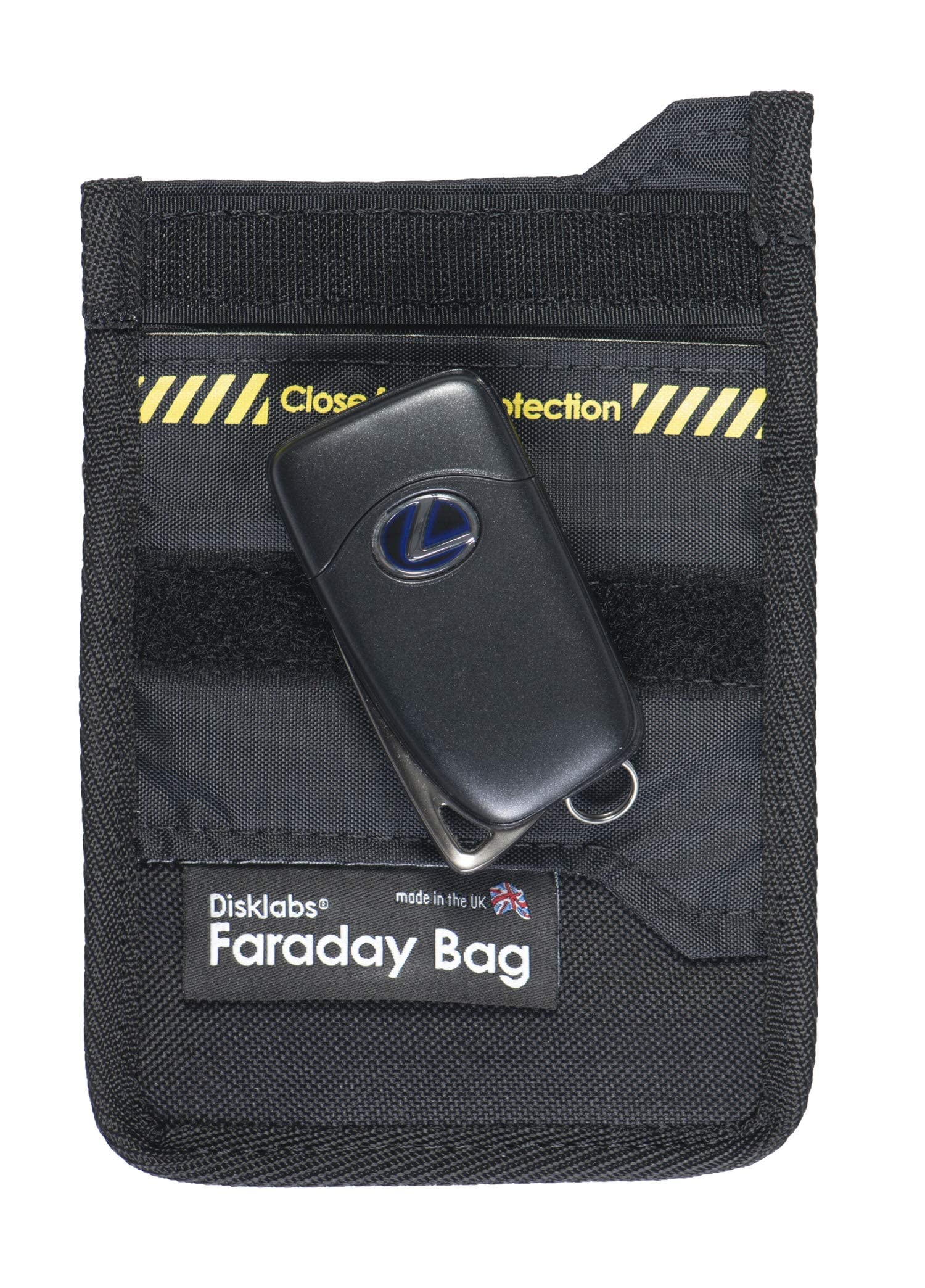 Disklabs Police Approved Key Shield KSCar Faraday Pouch Bag for Protection Against Keyless Car Crime Guard Key Fob — view 7