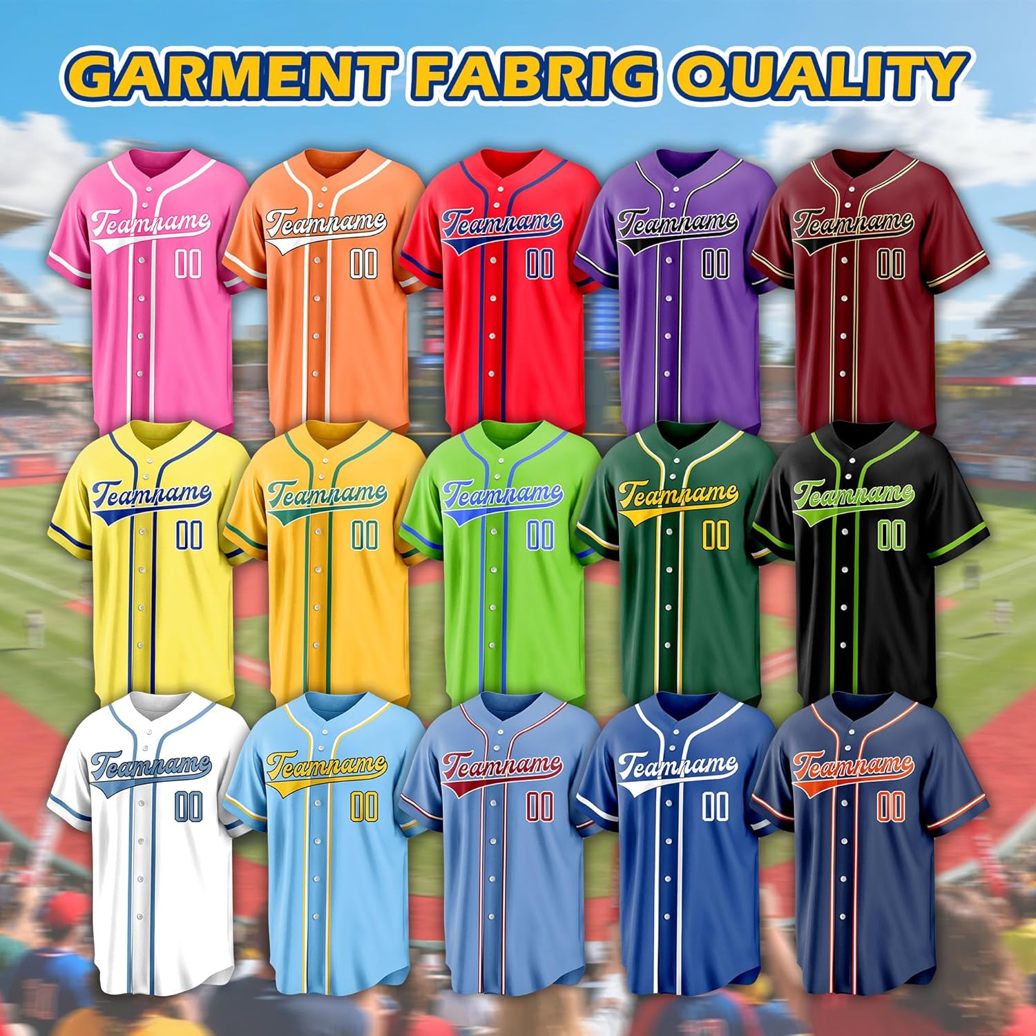 Custom Baseball Jersey Personalized Sports Shirt Customize Stitched Print Team Uniform - Image 8