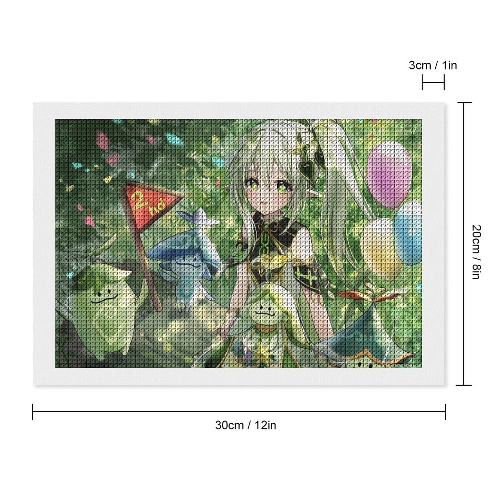 Amazon.co.jp: 原神-ナヒーダが2周年を祝う5Dダイヤモンドアート