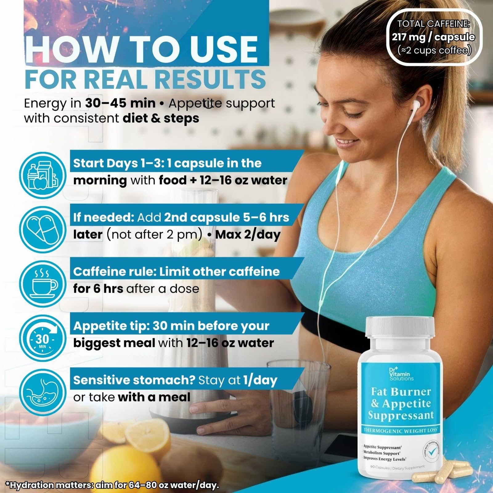 Fat Burner and Appetite Suppressant for Weight Loss - Thermogenic Diet Aid — Amazon image 7