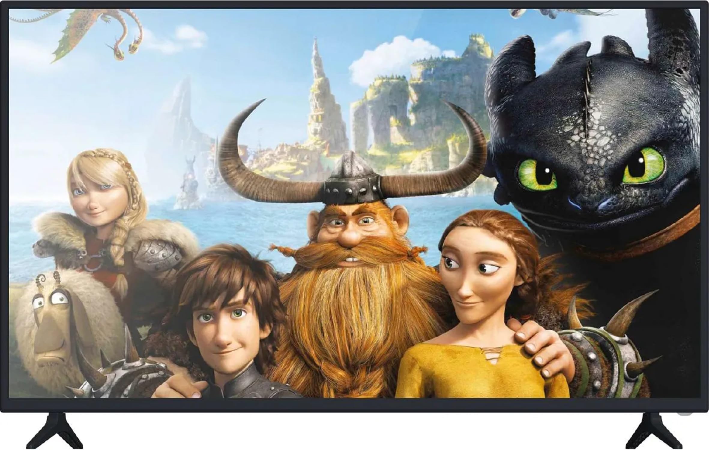 Nordmende Smart TV 43 Pollici 4K Ultra HD Display LED Sistema Android DVBS2/​T2 HD Classe G colore Nero - ND43KS4600J
