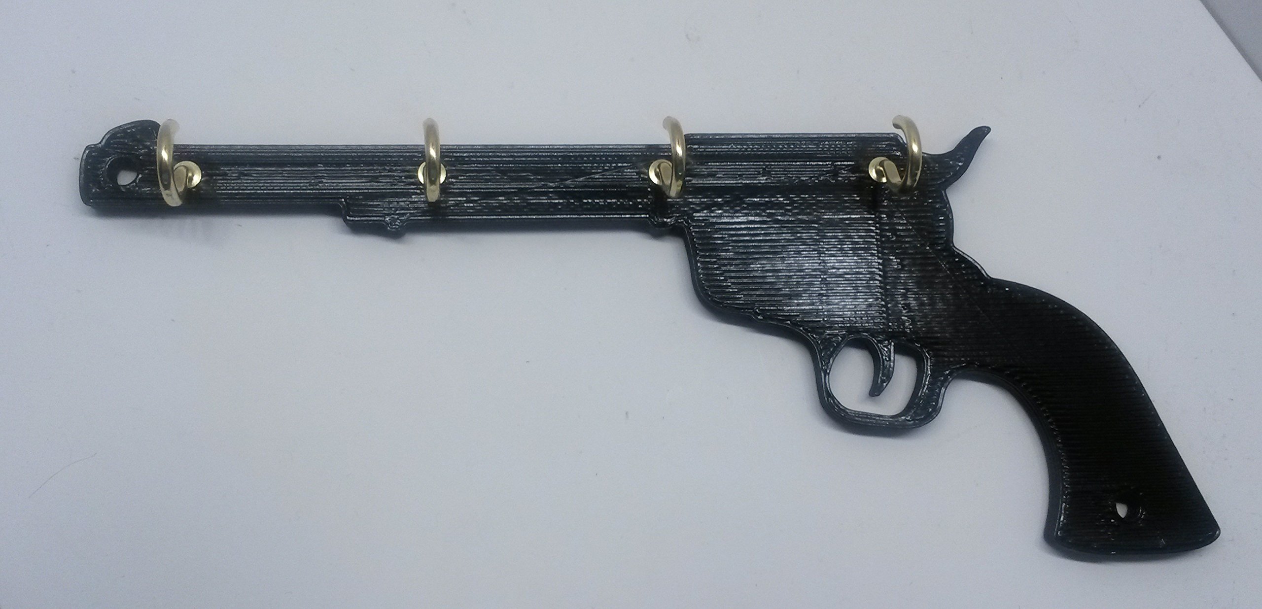 Medallurgy ABS Plastic Revolver Key Holder Hanger Hook Entryway Organization Decor Wall Key Hooks