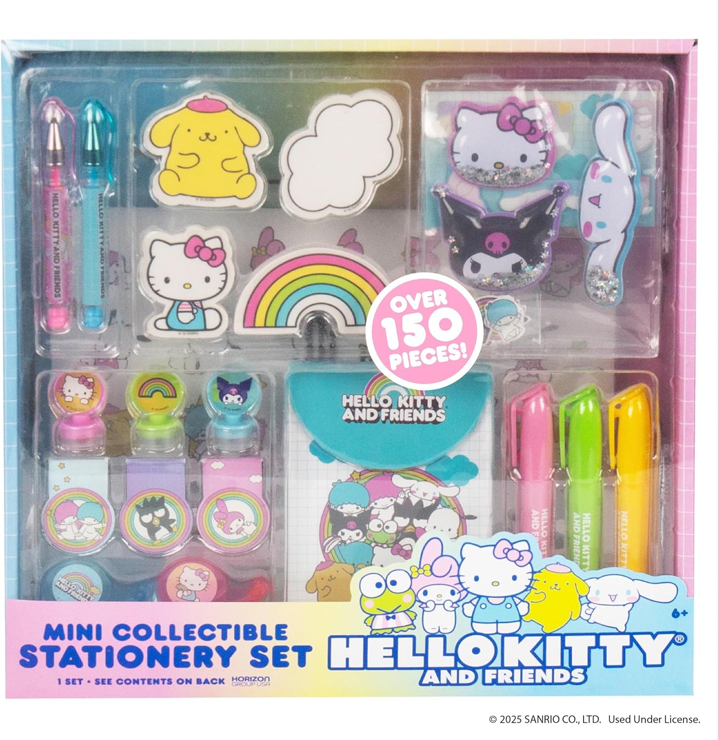 Hello Kitty and Friends Mini Collectible Stationery Set, Cute Stationery, Sanrio Accessories, Cute Sticky Notes, Kawaii School Supplies, Fun Office Supplies, Kawaii Stationery, Cute Hello Kitty Stuff - Image 9