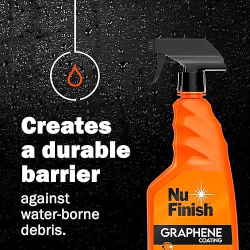 Miniatura 5 de Nu Finish Kit de 2 piezas de acabado exterior para coche, removedor de arañazos y espray de revestimiento de grafeno Nu Scratch Doctor