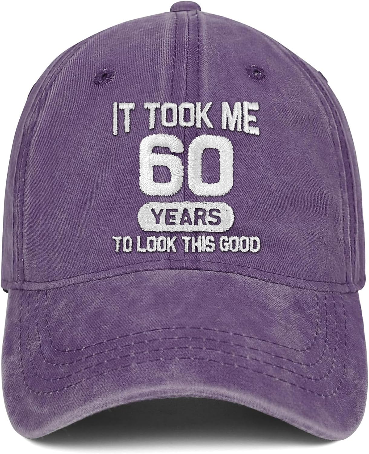 60th Birthday Gifts for Men Women 60 Year Old Gifts Decorations Took Me 60 Years to Look This Good Washed Cotton Hat