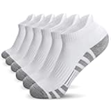 Men’s Athletic Socks Ankle Socks Cushioned Breathable Low Cut Tab Sports Running Socks for Women and Men(6 Pairs)