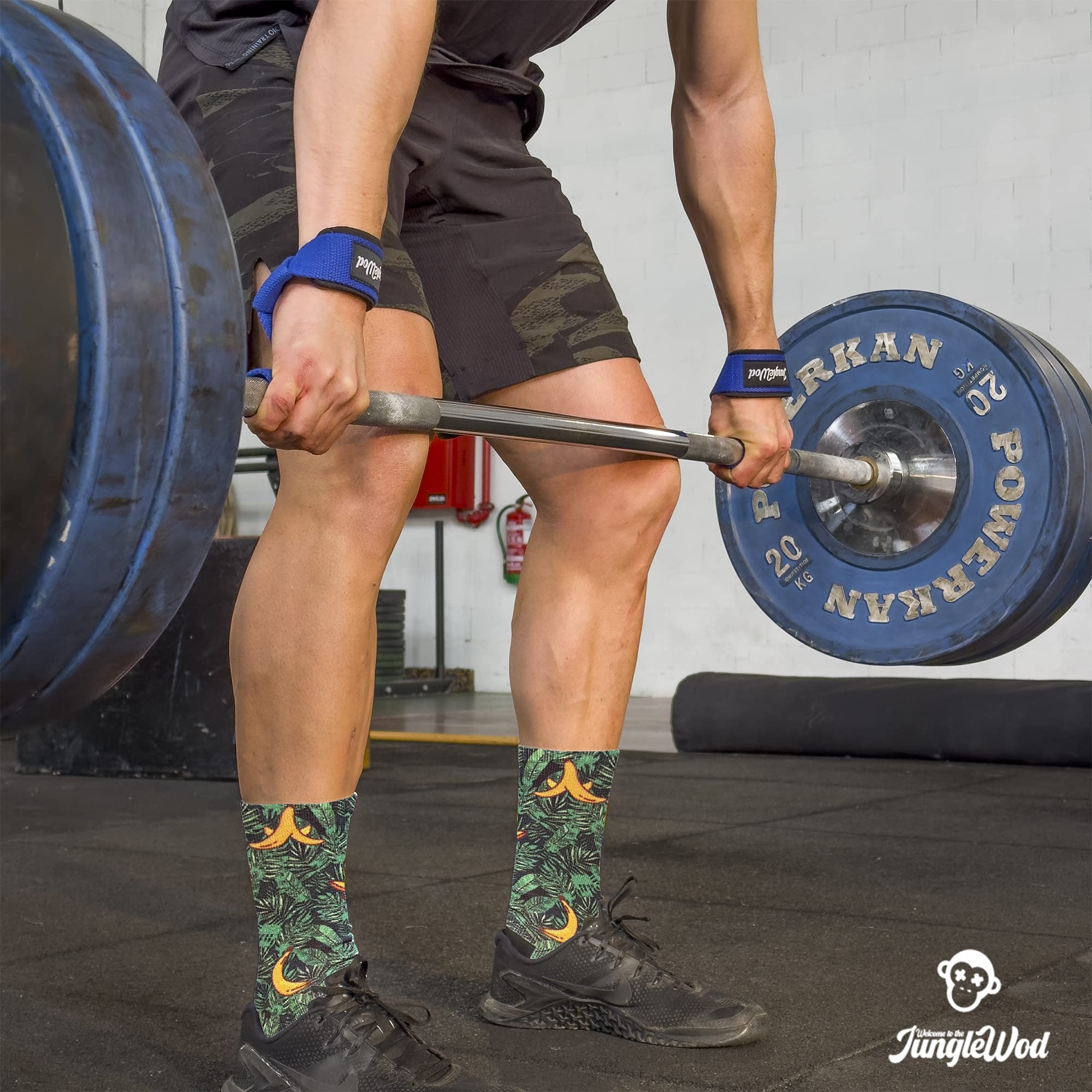 Sangle En 8 Gymreapers Figure 8 Sangles De Levage Solides Pour Soulevé De Terre, Dynamophilie, Strongman Et Cross Training Pour Homme Et Femme (vert OD, Taille M Sangle En 8 Musculation