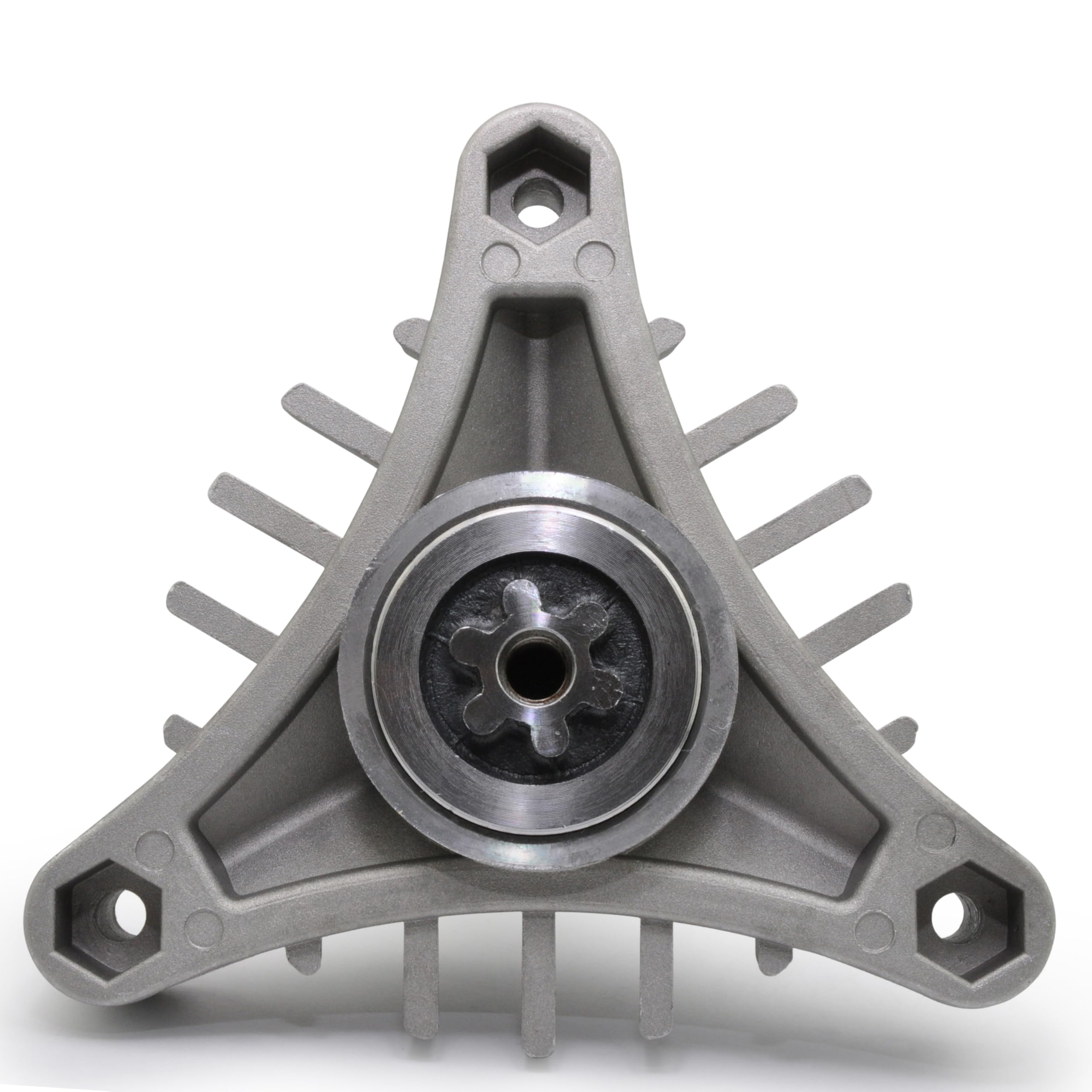 Easyboost Messerspindel 6 Zack Stern für Rasentraktor für Husqvarna AYP 165579 532165579 532181858 583118301 für Bestgreen Jonsered Poulan