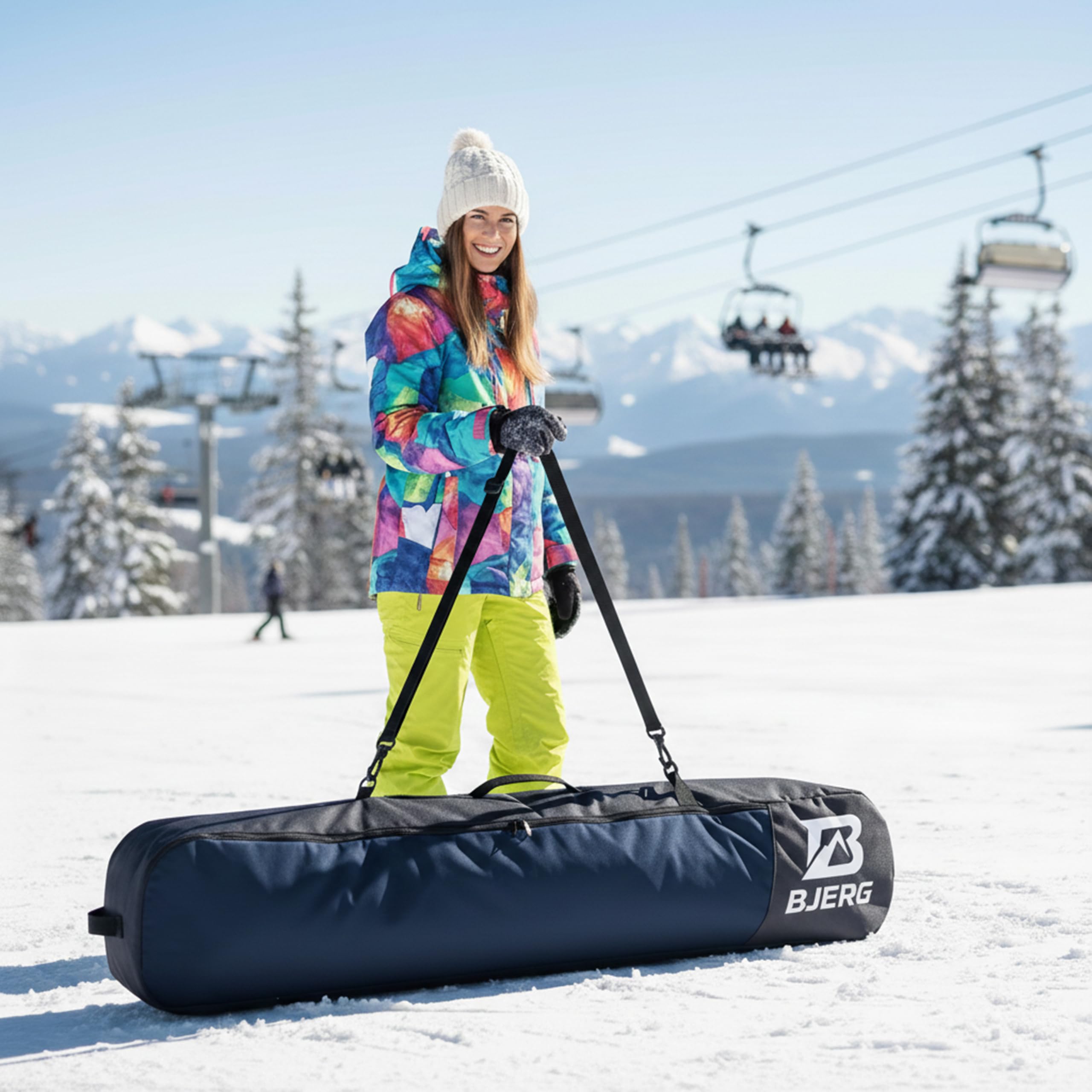 Bjerg Snowboardtasche Snowboard-Tasche Boardbag Snowboard Rucksack Bag Tasche für Snowboard - Made in Europe