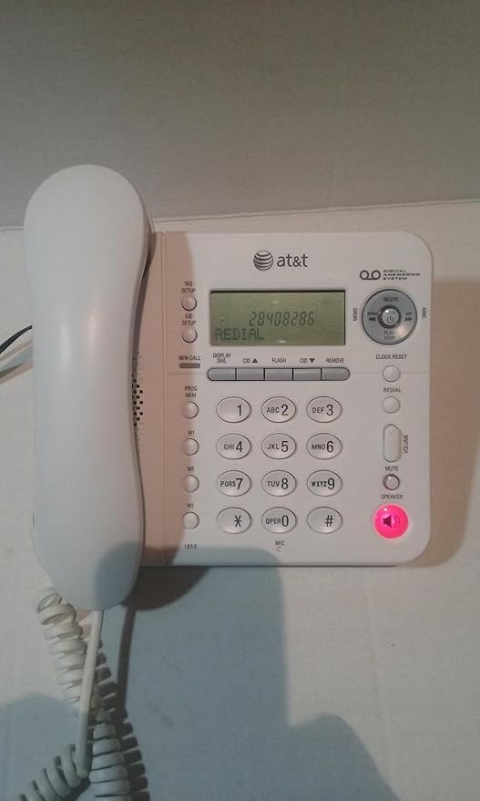 AT&T 1856 Corded Speakerphone with Digital Answering