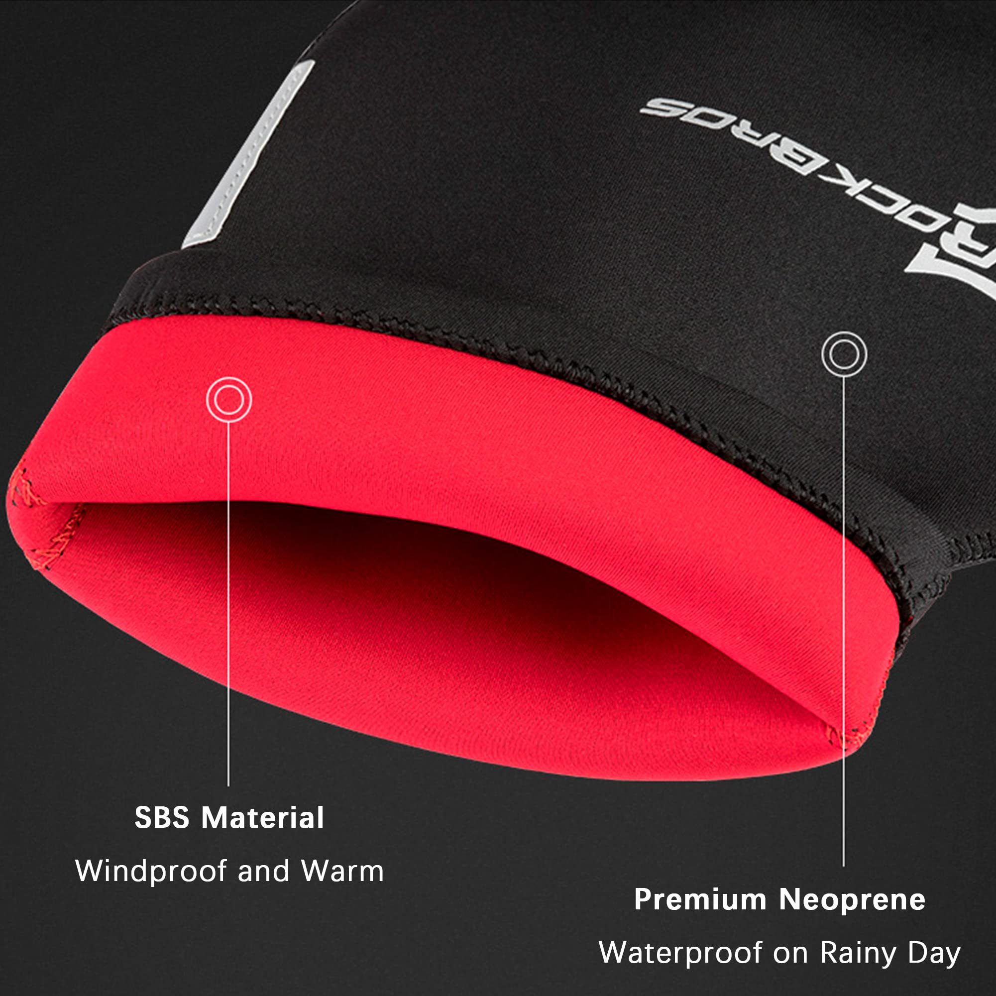 Manchons Vélo Guidon Thermique Polaire Gants De Guidon Hiver Impeméable