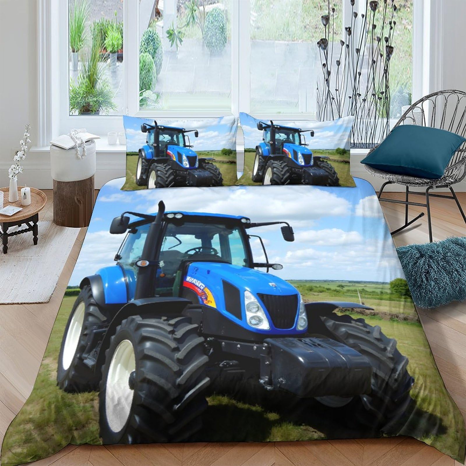 Ctjqhvkz Style-2 3D Printed Mattress Cover Microfiber For Bedroom, With Non-Slip Fixation And Dustproof Design, Suitable For All Ages, Easy To Wash And Maintain, Enhancing Bedroom Aesthetics Single（135X200cm）