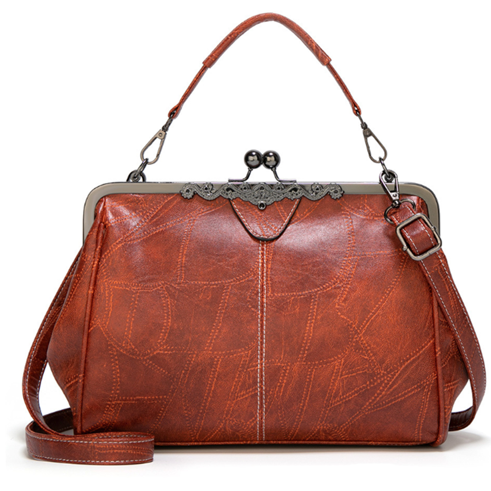 Bolso retro de mano pequeño para mujer estilo tote miniatura 4