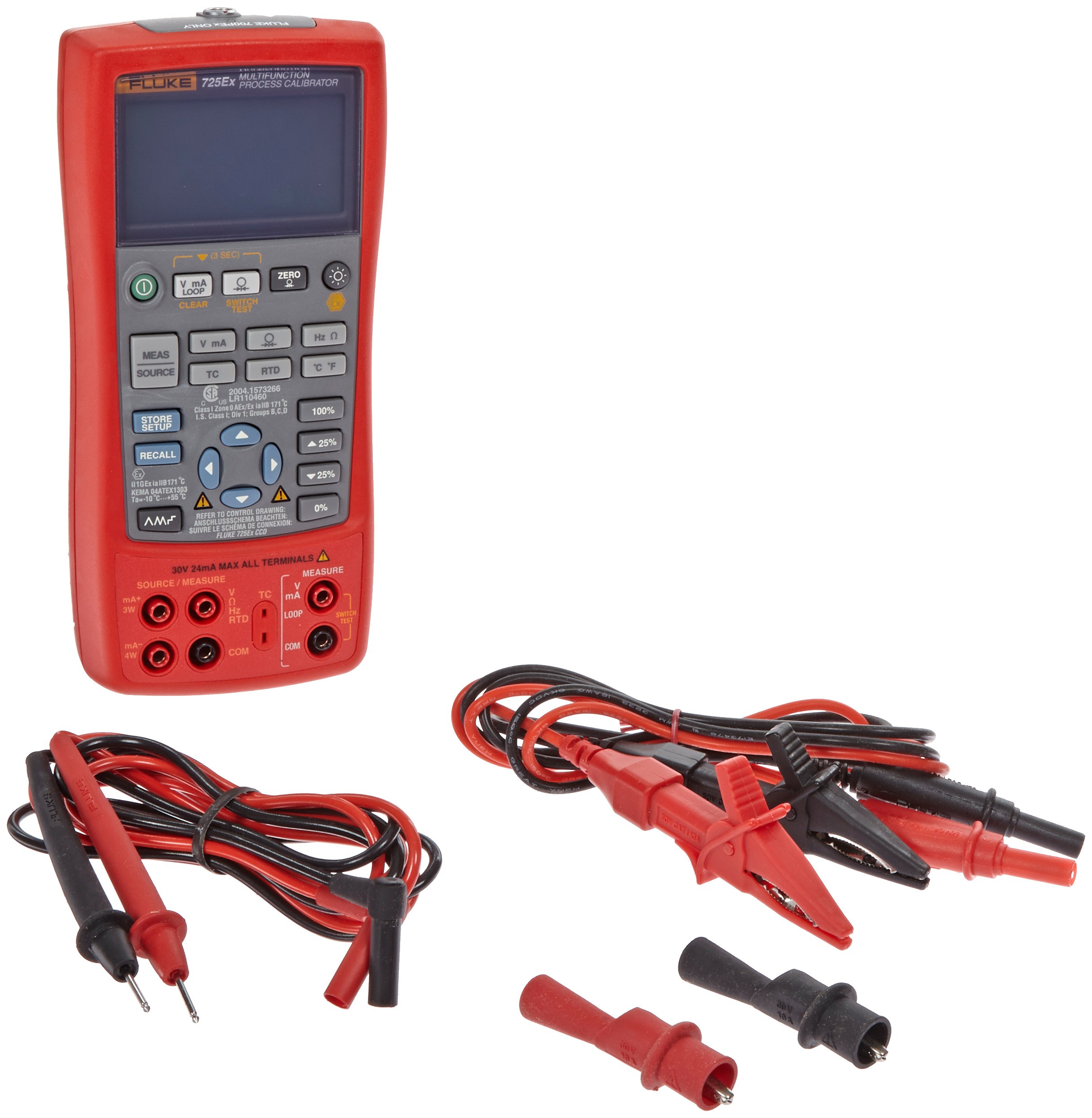 Fluke 725EX Calibratore, Intrinsically Safe, multifunzione processo