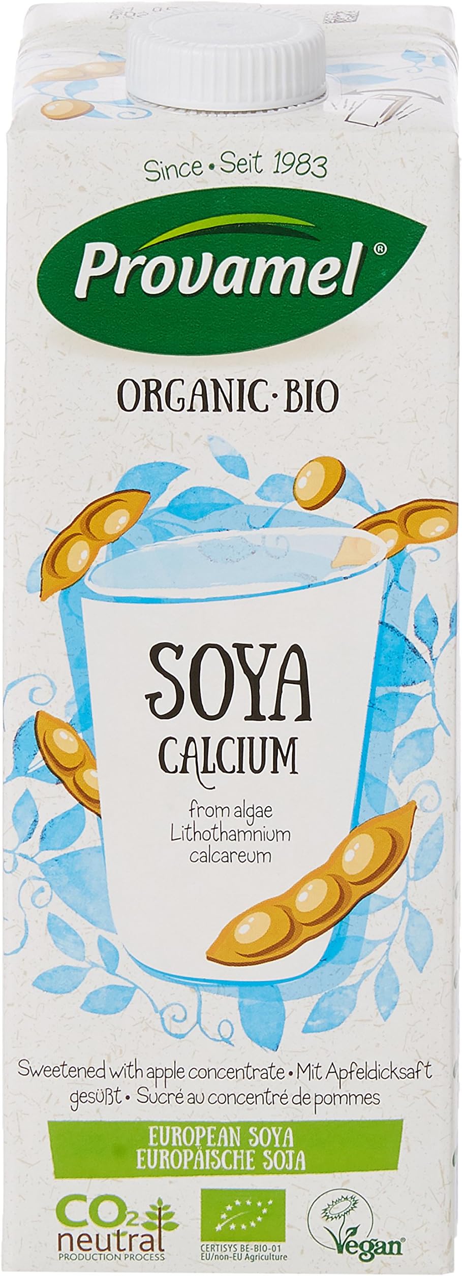 Provamel Organic Sweetened Soya Milk 1 Litre (Pack of 12)