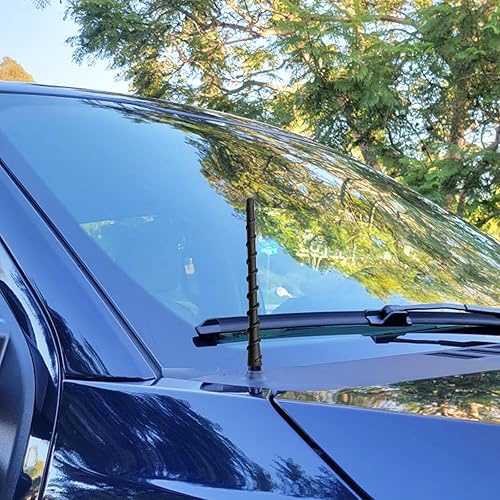 Miniatura 3 de Antena de camión para Ford F150 2009-2024, 2017-2024 F250 F350, 2021-2024 Bronco Stubby Antena corta de repuesto para radio de automóvil para FM AM,