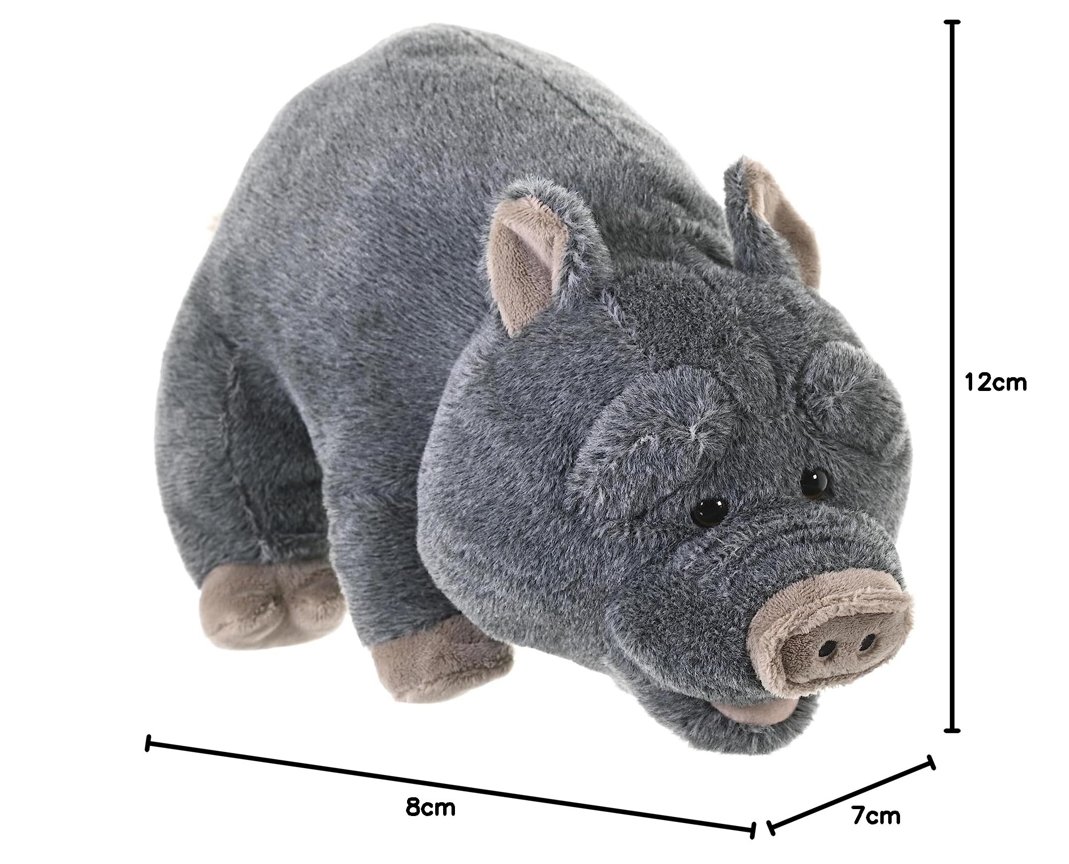 Wild Republic Potbelly Pig Plüsch, Stofftier, Plüschtier, Geschenke für Kinder, Cuddlekins 12 Zoll