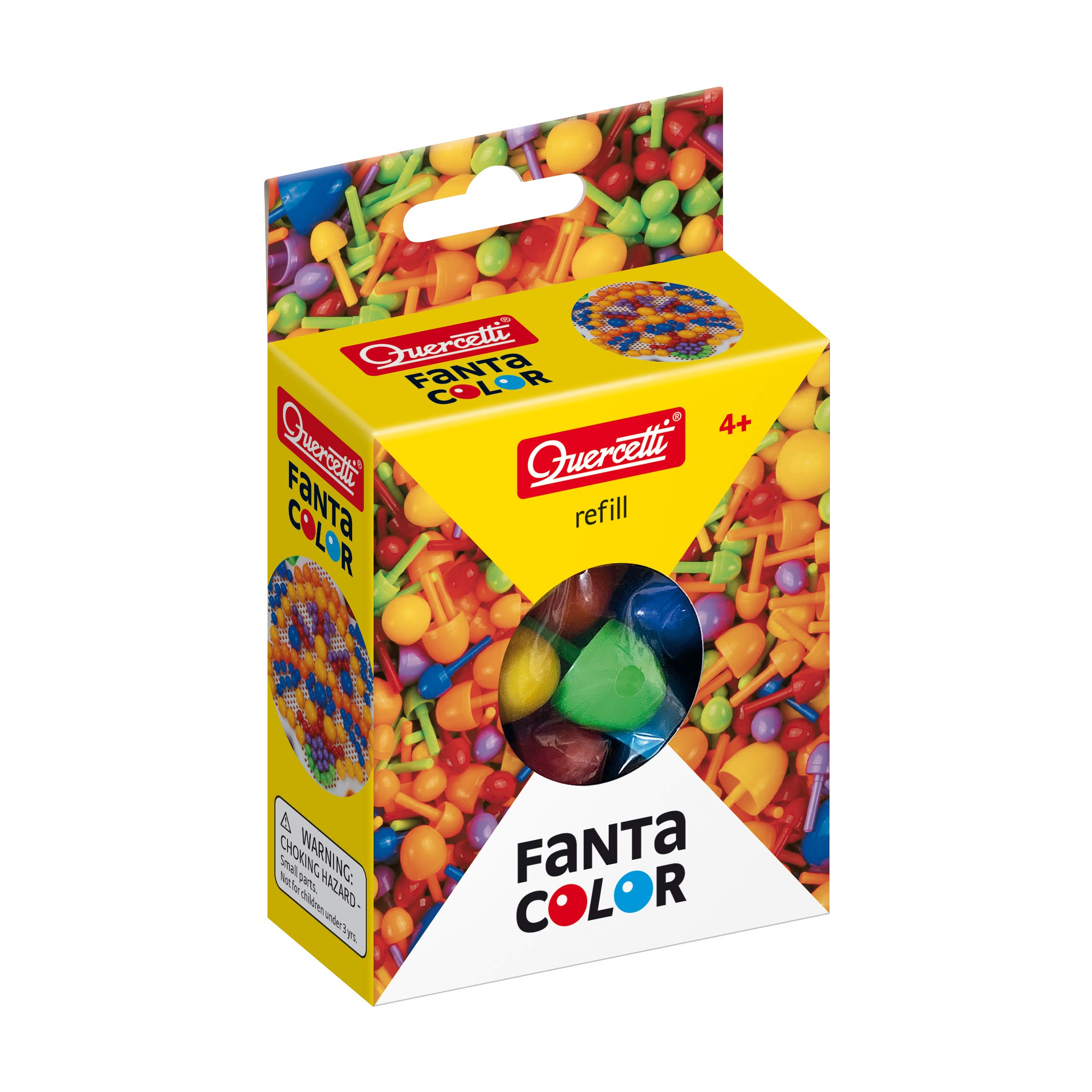Quercetti 2515 Quercetti-2515 Fantacolor Refill-pegs d.20, multicolor