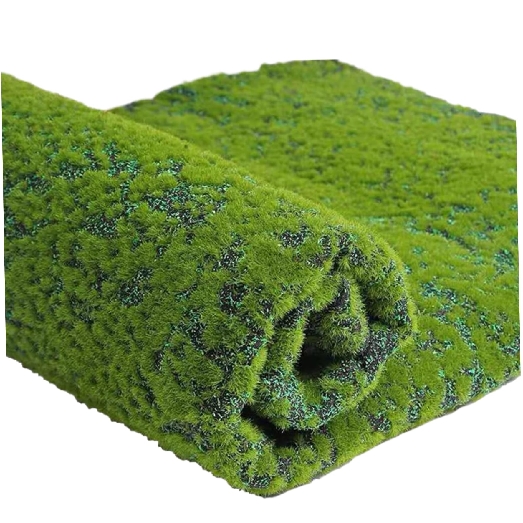 Faux tapis de mousse artificielle 39x39 pouces NIDONE : couverture fausse mousse pour DIY