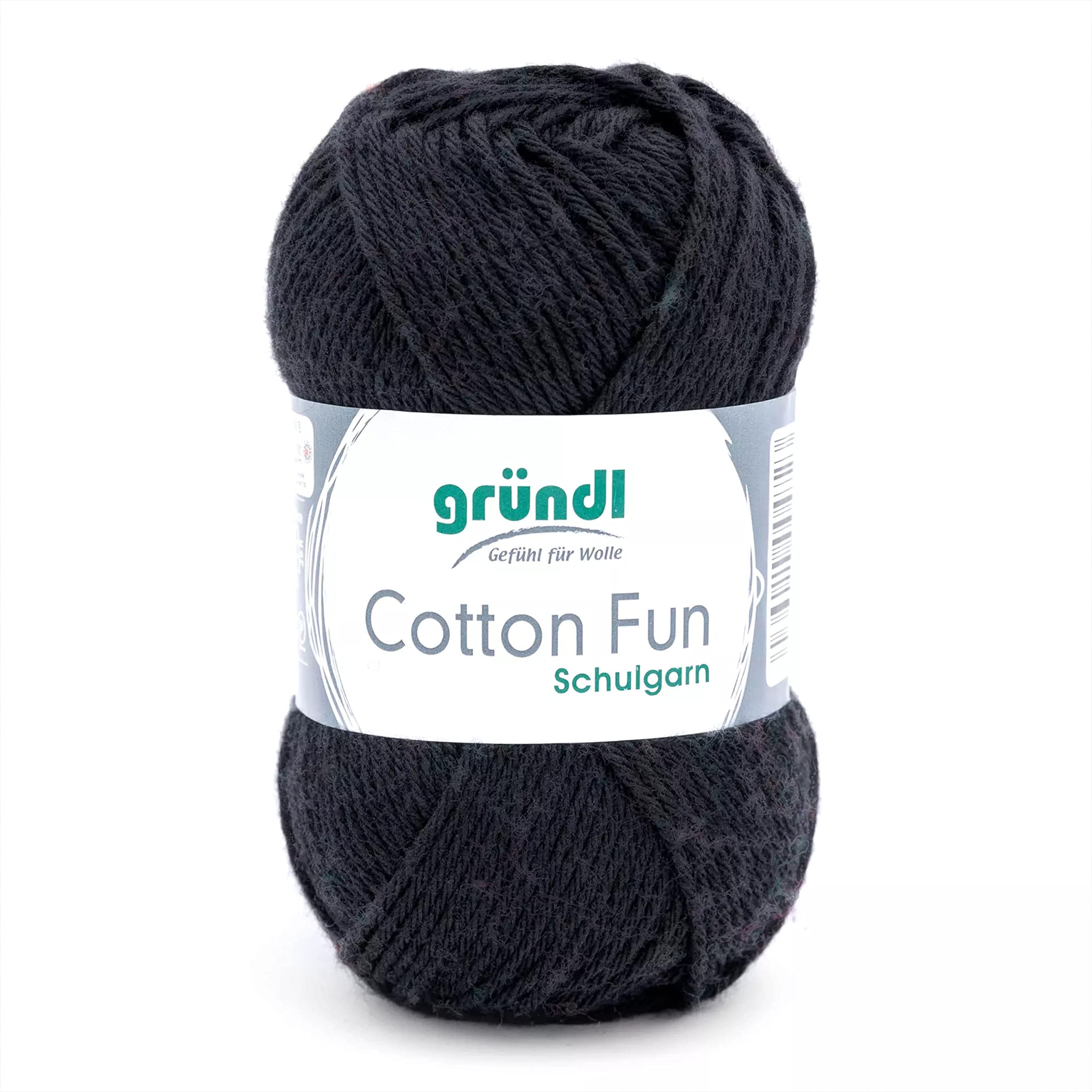 Gründl Yarn, Acrylic, Schwarz (16), ca. 115 m