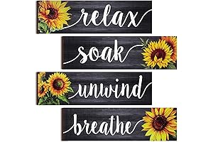 Jetec Sunflower Pictures Wall Decor