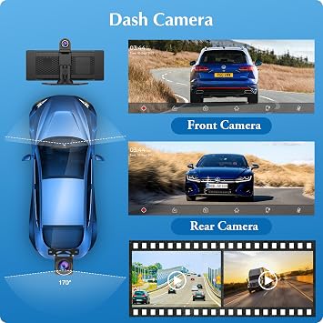 Carpuride W903 9.3 Wireless Carplay & Android Auto with Dash Cam