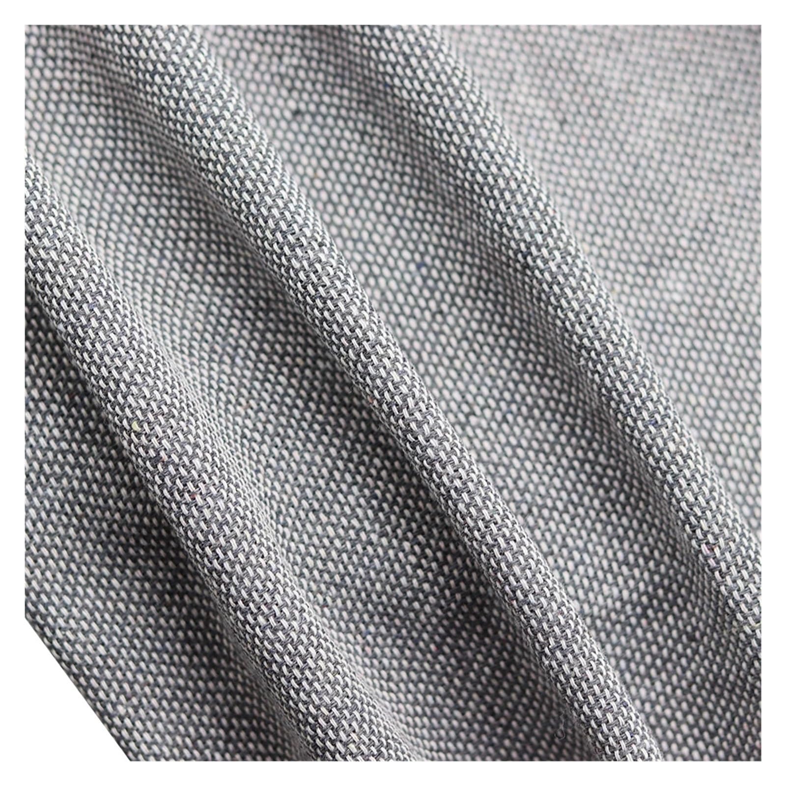 Tufting Cloth Backing Fabric for DIY Carpet Accessory Sewing Punch 1.5x4m Grey Raw Faux Linen Rough(1 x 4.2M)