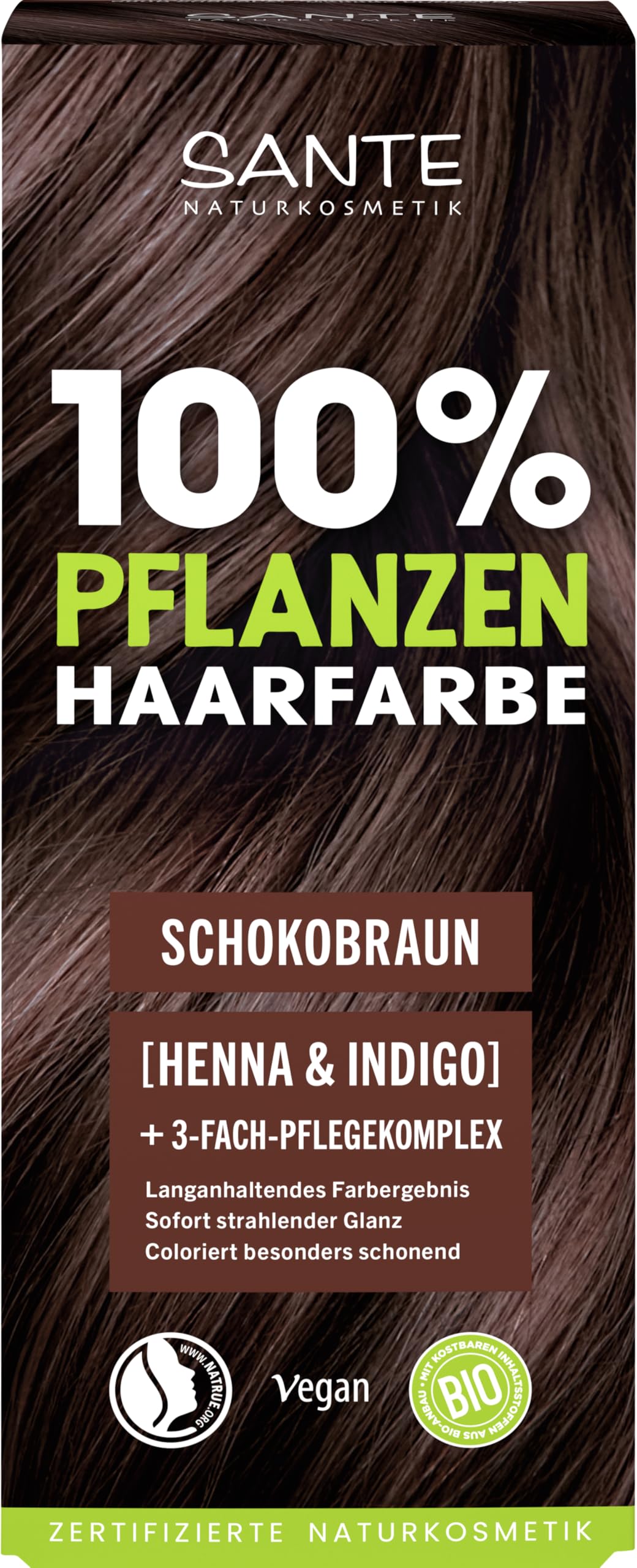 SANTE Naturkosmetik Pflanzenhaarfarbe Schokobraun